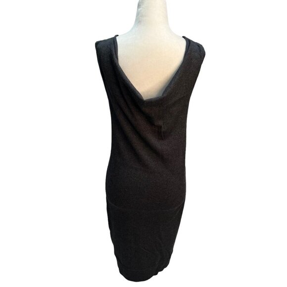MEXX Grey Sleelveless Dress Reversible Knit Size S - Picture 5 of 10